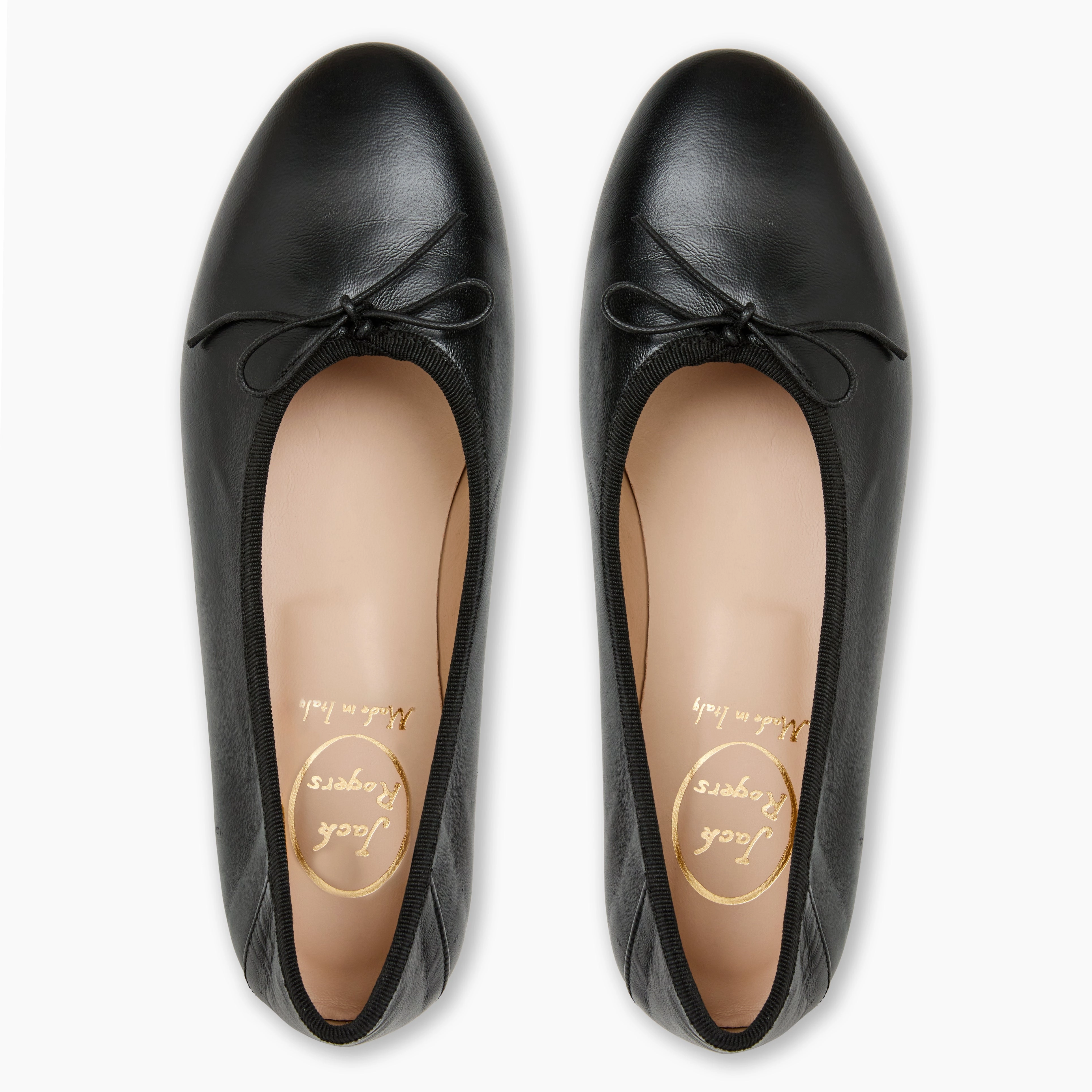 Carlotta Italian Leather Ballet Flat Classic Sole