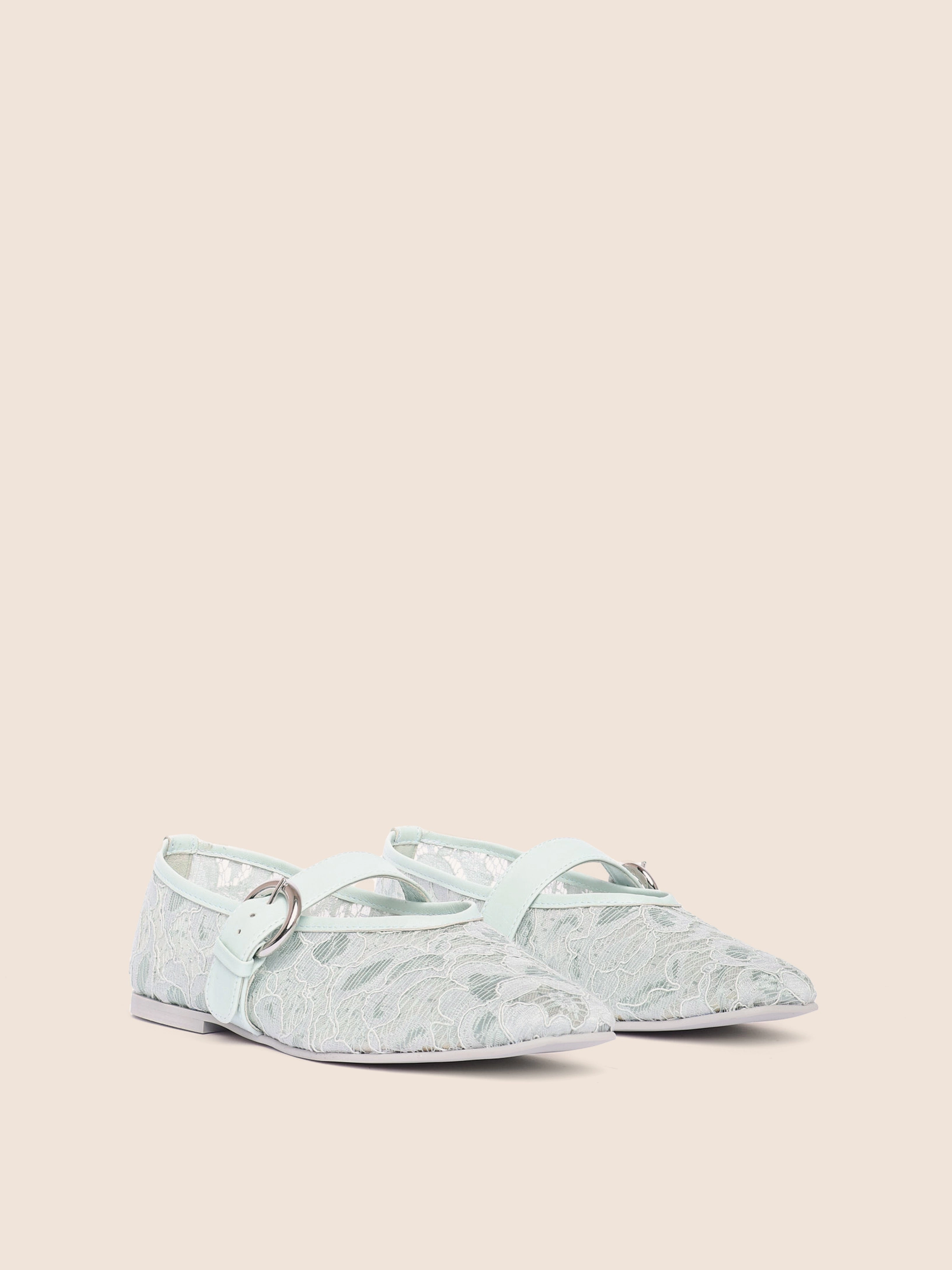 Aveiro Blue Lace Ballerina Sun Deck Mesh Lining