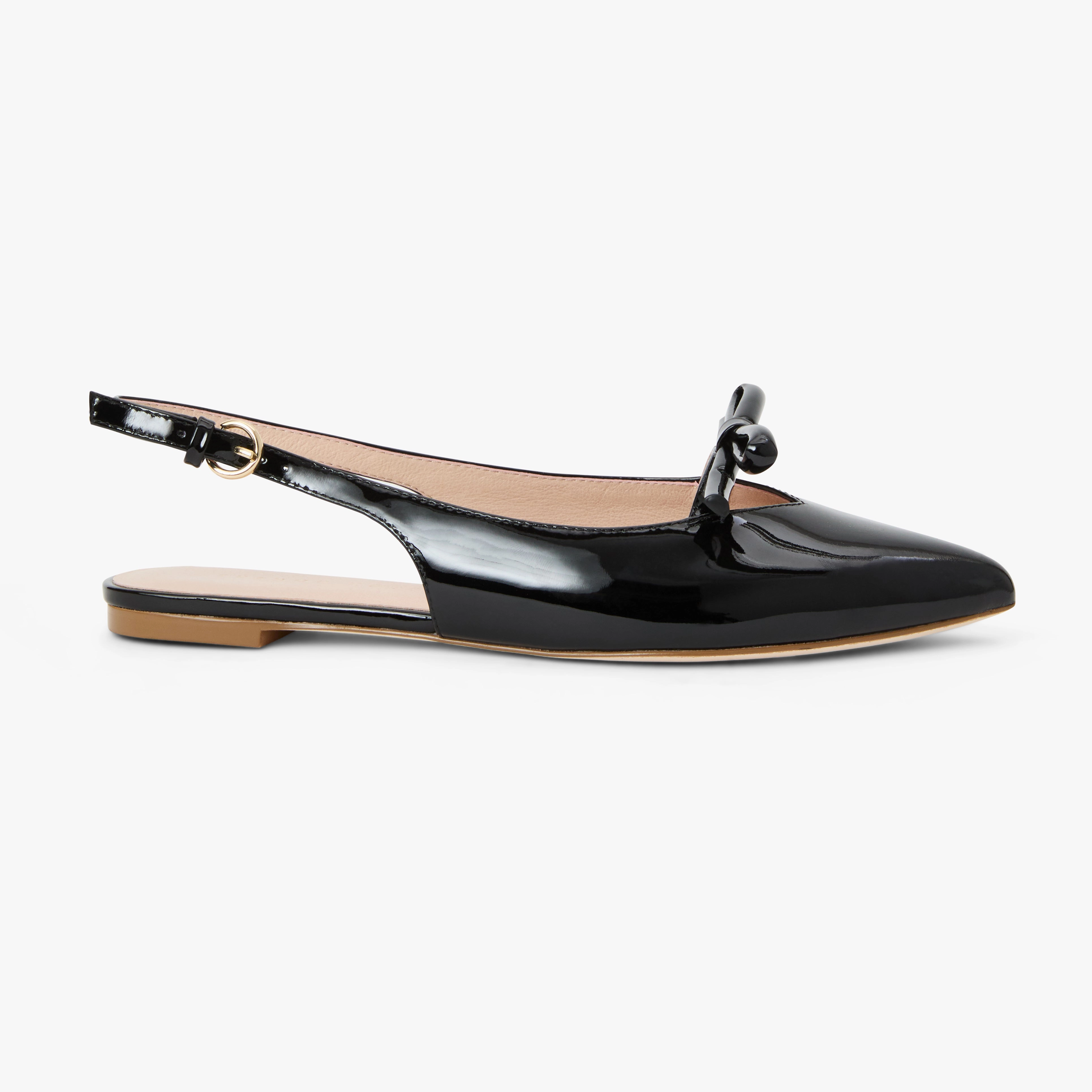 Light Weight Lennox Leather Slingback Flat