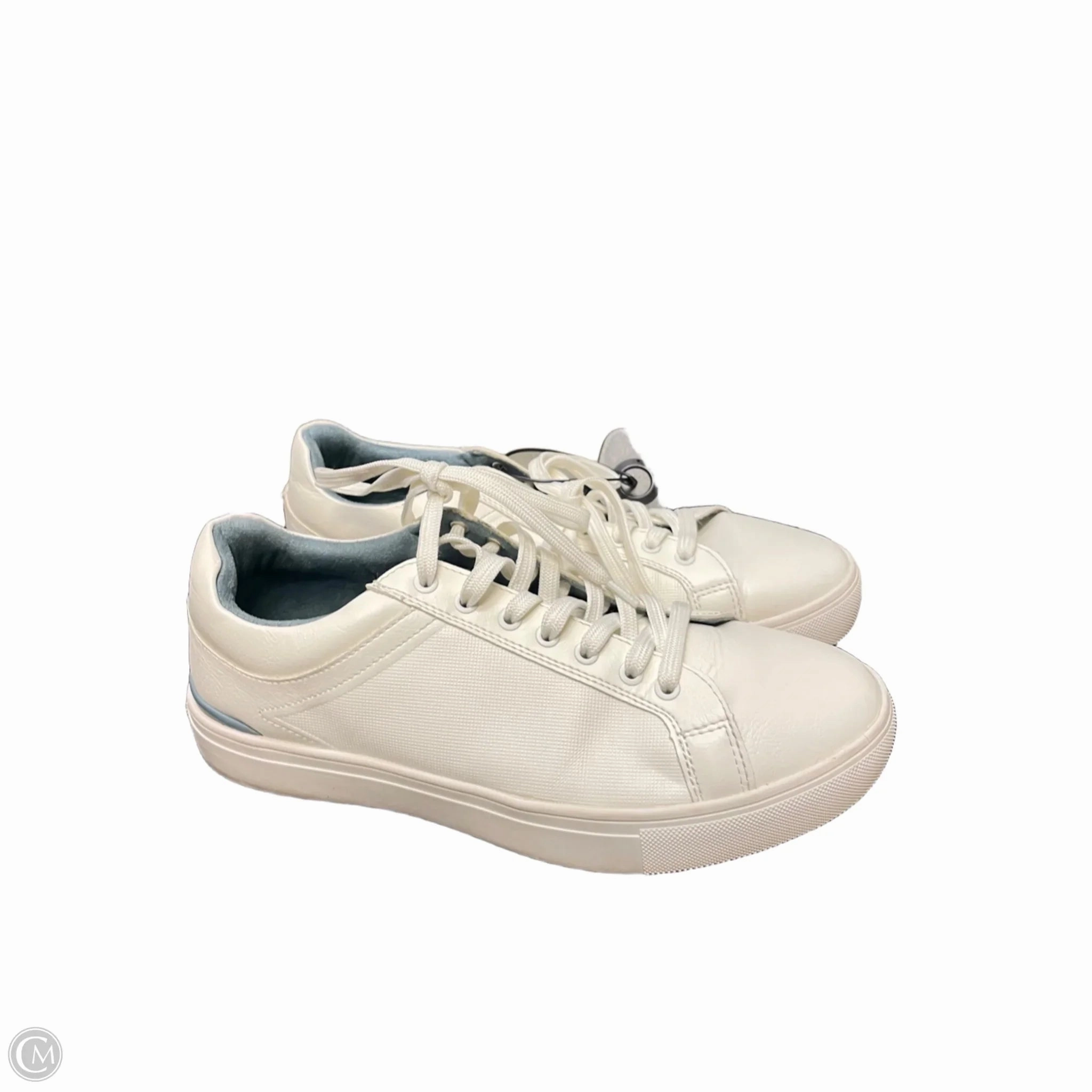 Dual Density Foam Shoes Sneakers By Aldo In White, Size: 8