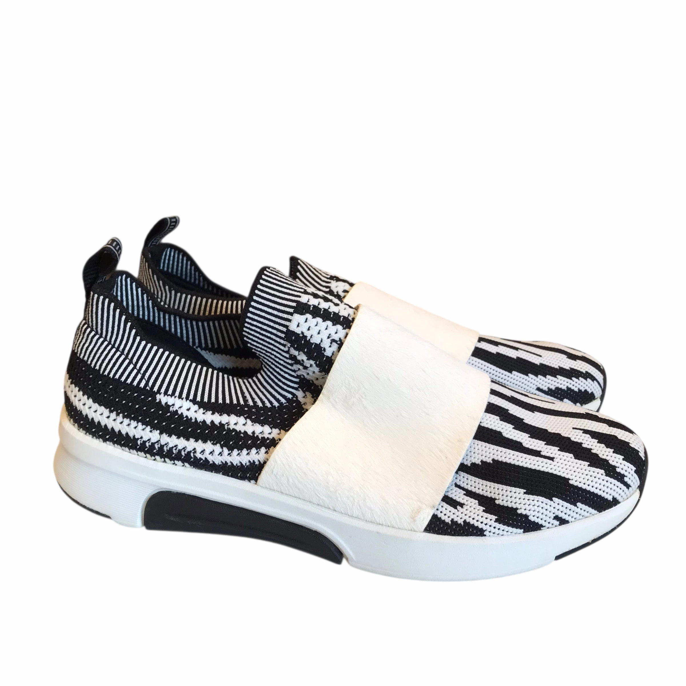 Durable Material Shoes Sneakers Mark Nason In Black & White, Size:8