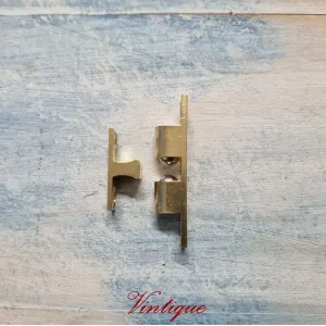 Solid brass Cupboard Double Ball Catch 43mm long