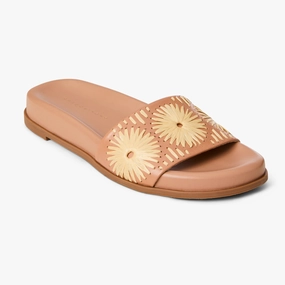 Chic Beach Shoes Somerset Leather Comfort Slide