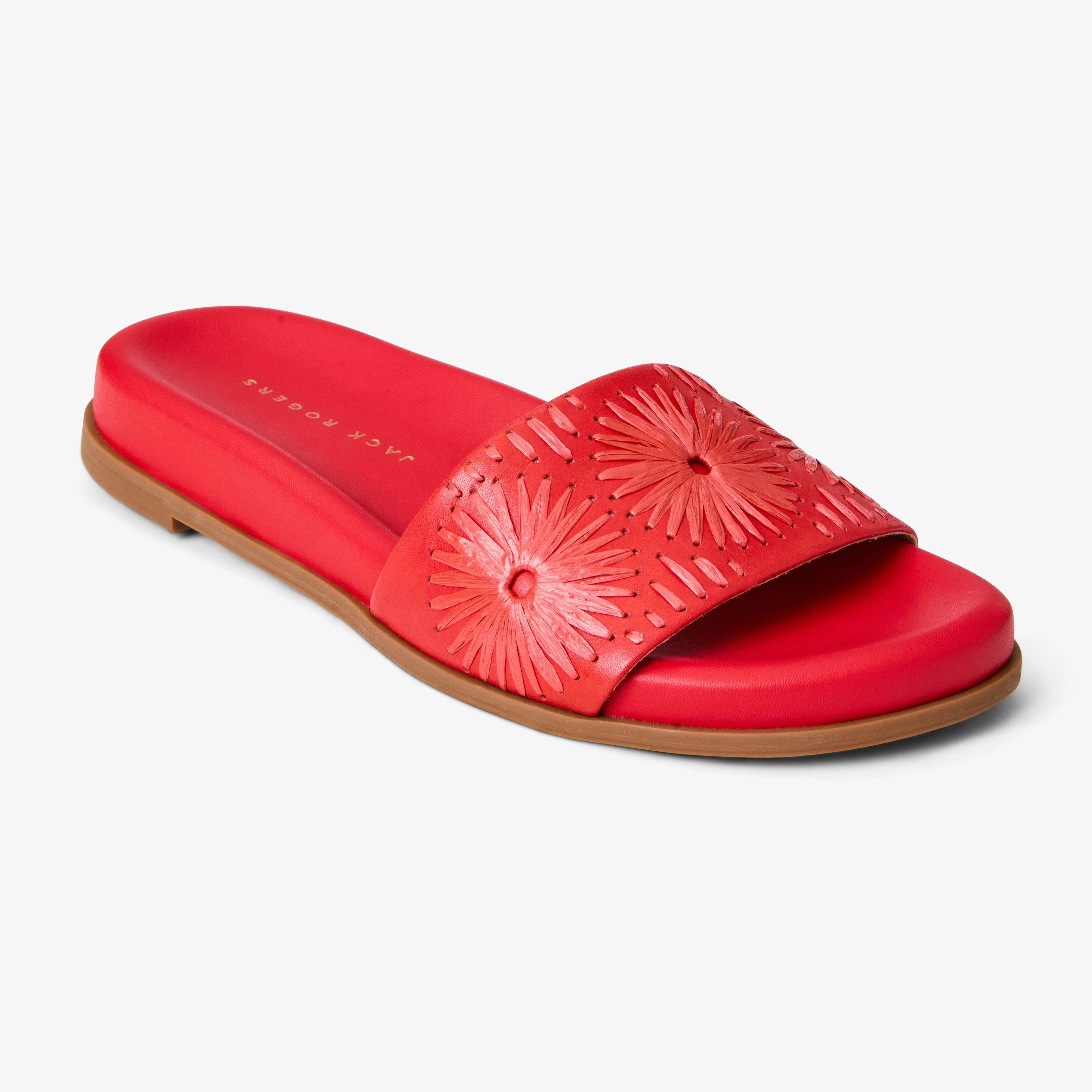 Travel Footwear Cloud Feel Somerset Leather Comfort Slide