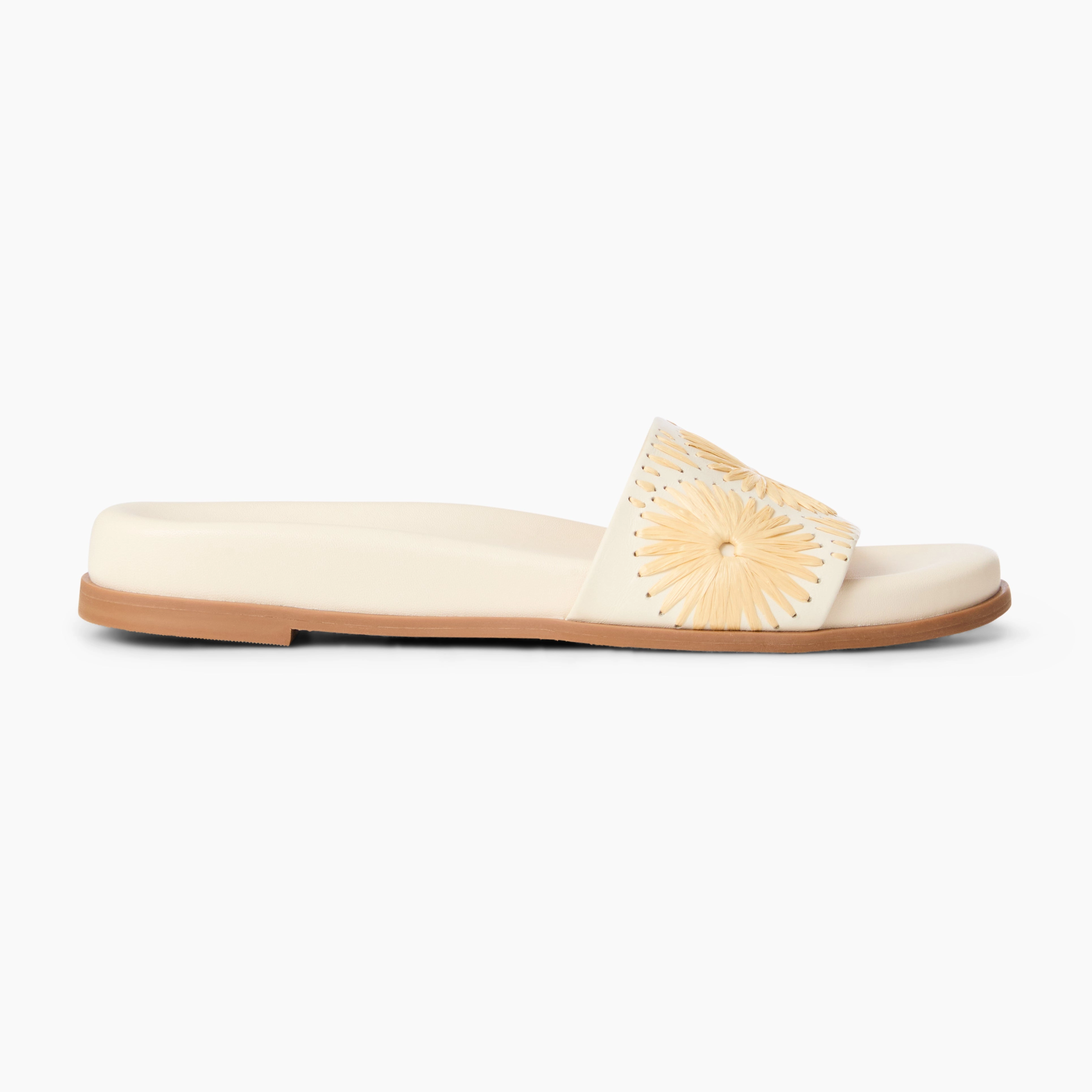 Somerset Leather Comfort Slide removable insoles