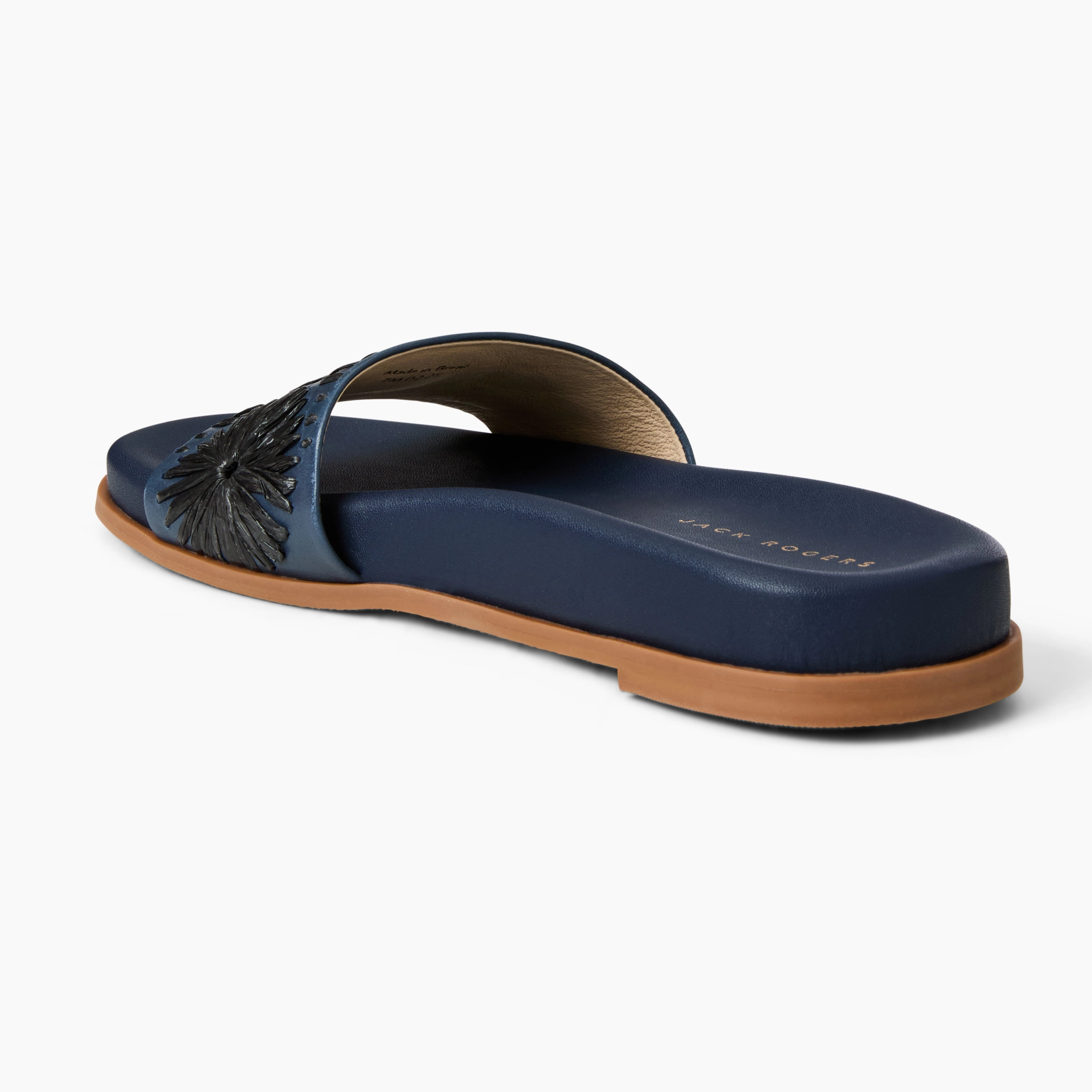 Customizable Straps Sustainable Rubber Base Somerset Leather Comfort Slide