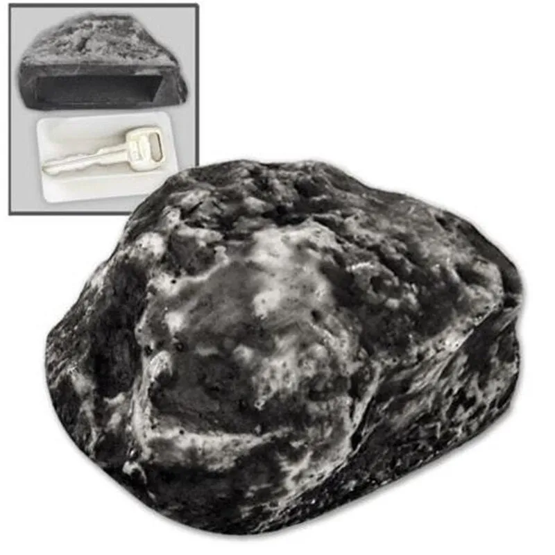 Spare Garden Key Box Rock Hidden Hide In Stone