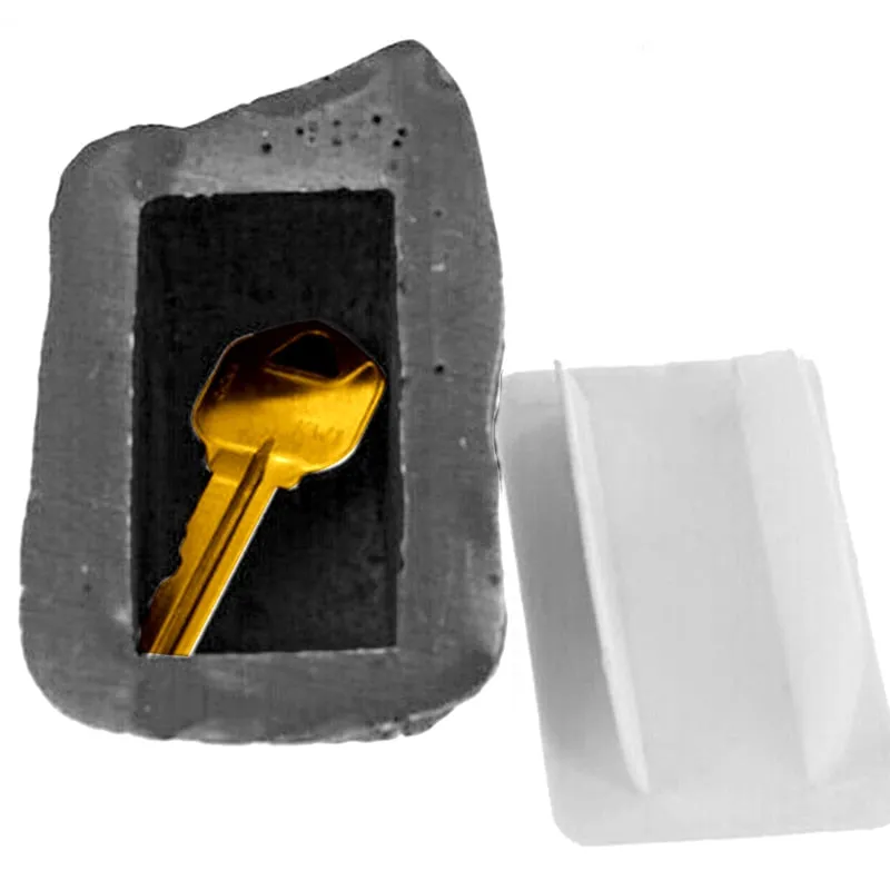 Spare Garden Key Box Rock Hidden Hide In Stone