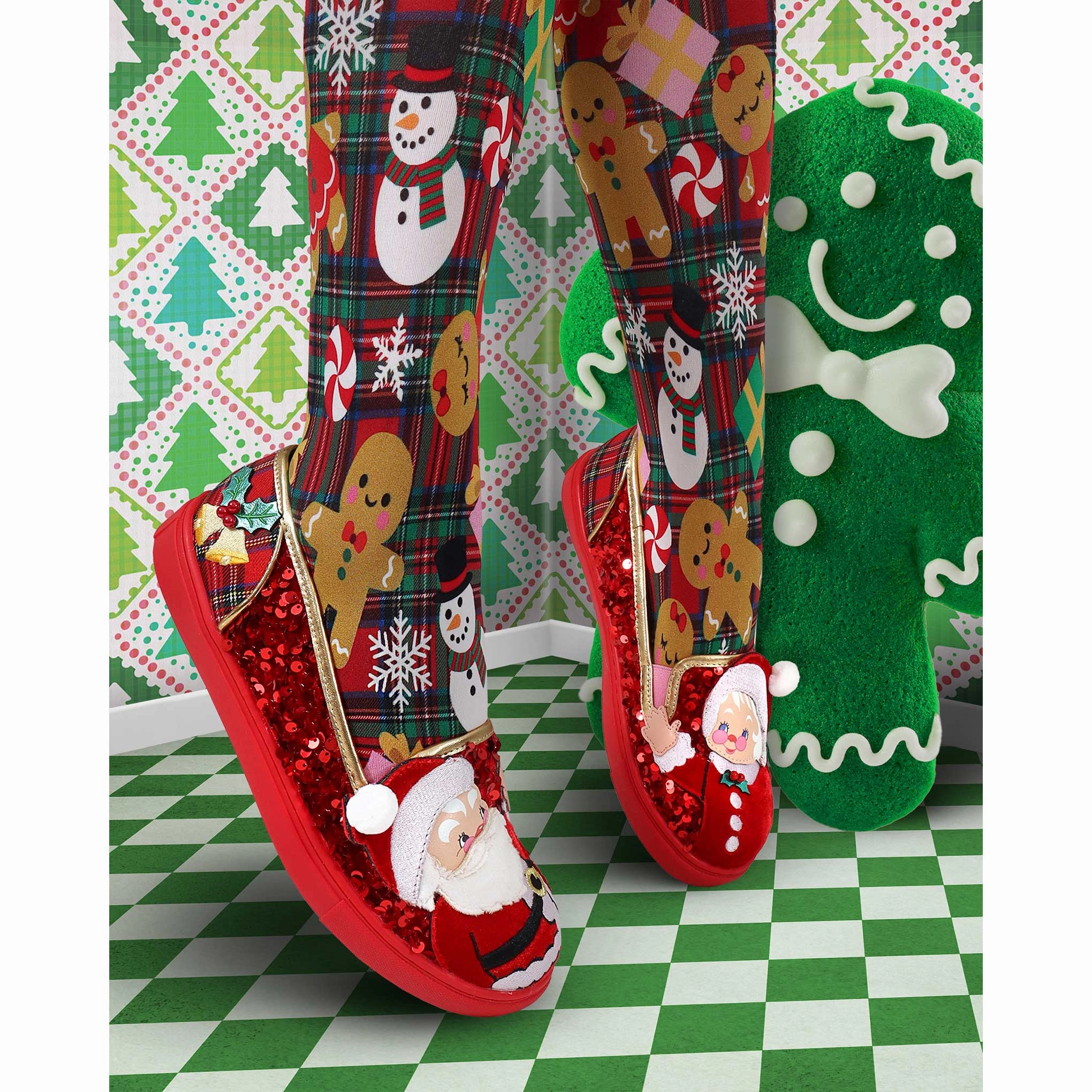 Sparkly Claus Footwear Focus