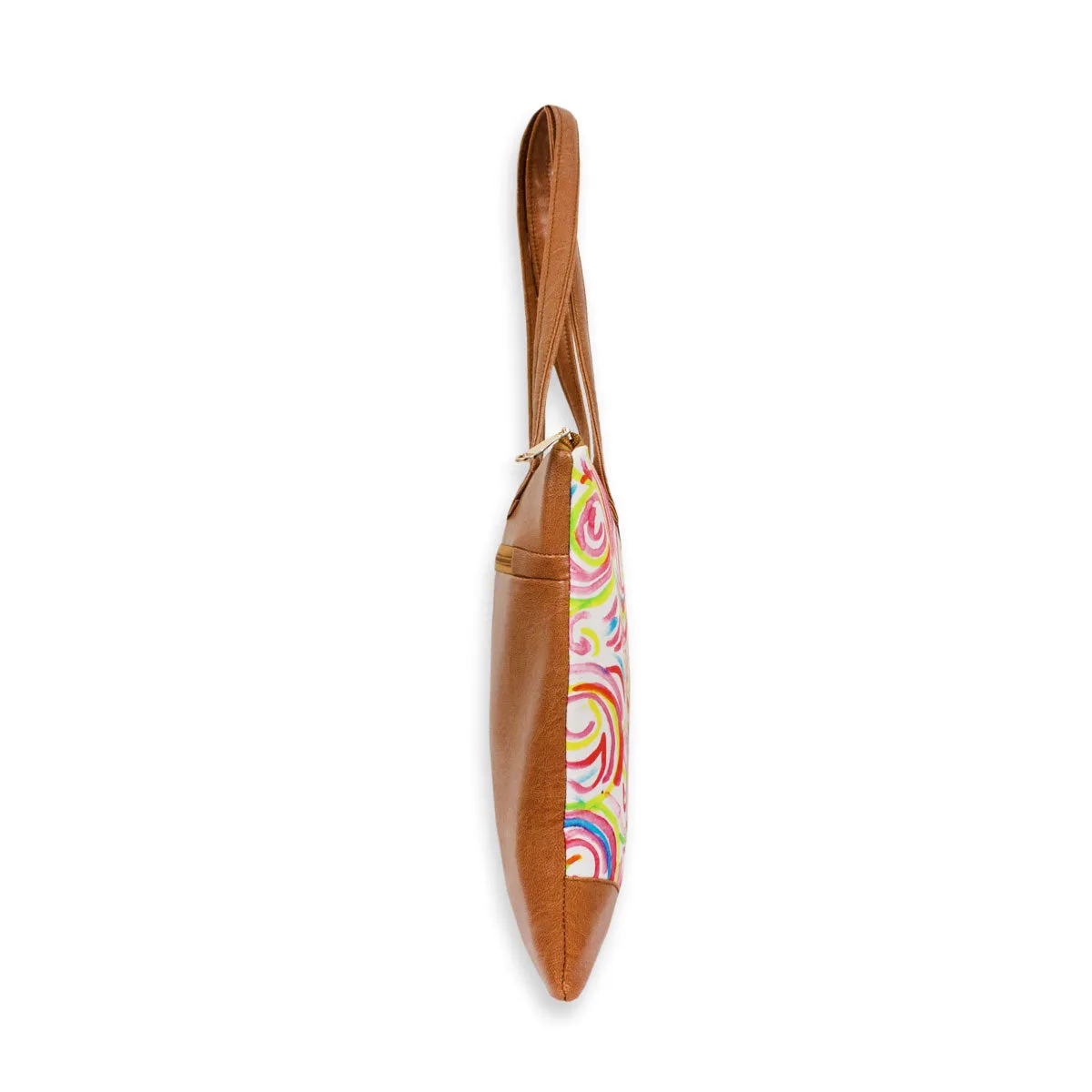 Spiral Printed Tote Bag