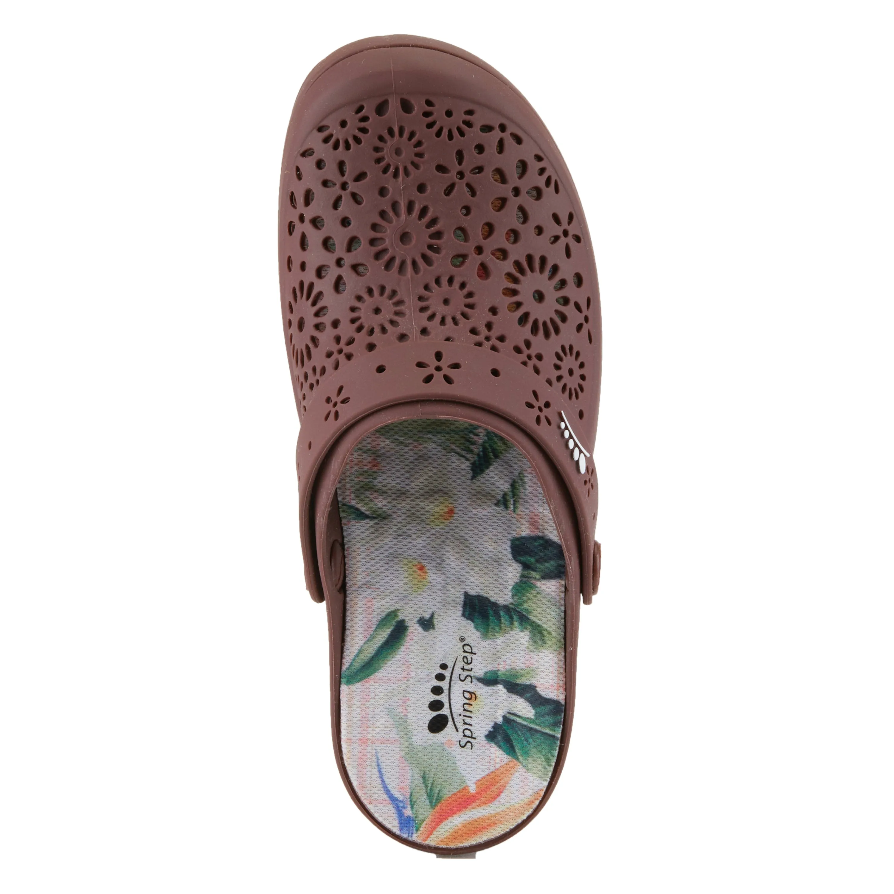 Spring Step Shoes Contigo Clogs Women's Perforated Tpr Slip On
