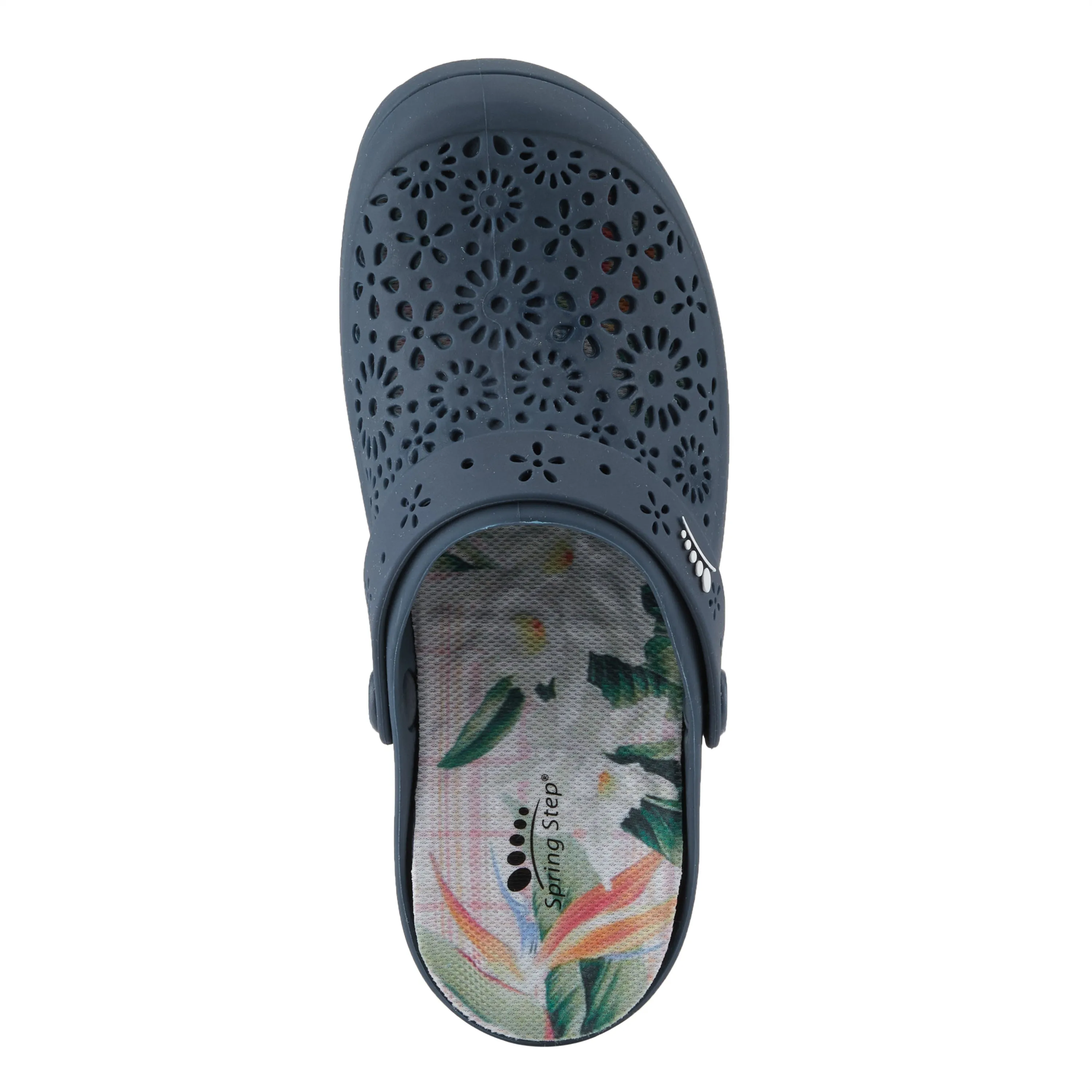 Spring Step Shoes Contigo Clogs Women's Perforated Tpr Slip On