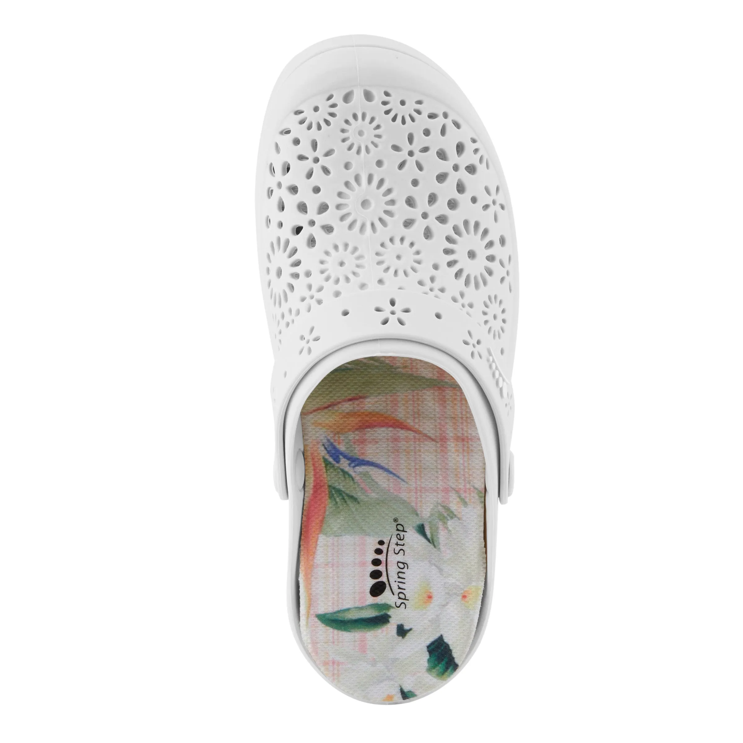 Spring Step Shoes Contigo Clogs Women's Perforated Tpr Slip On