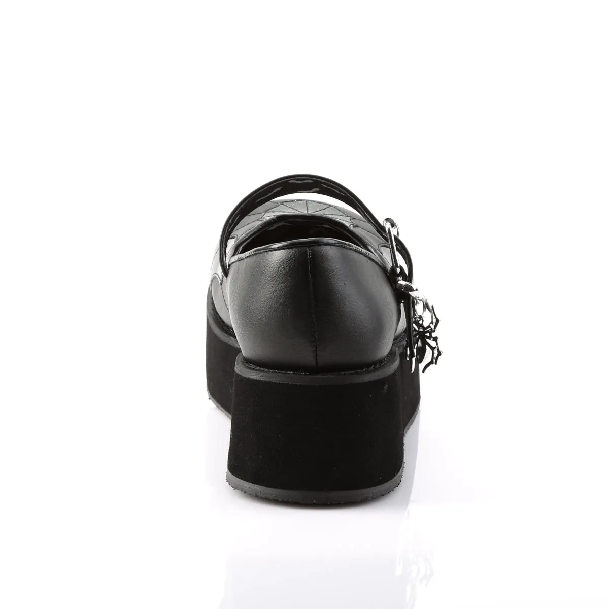 SPRITE-05 DemoniaCult Black Vegan Leather Sexy Women's Heels & Platform Shoes (Alternative Footwear)