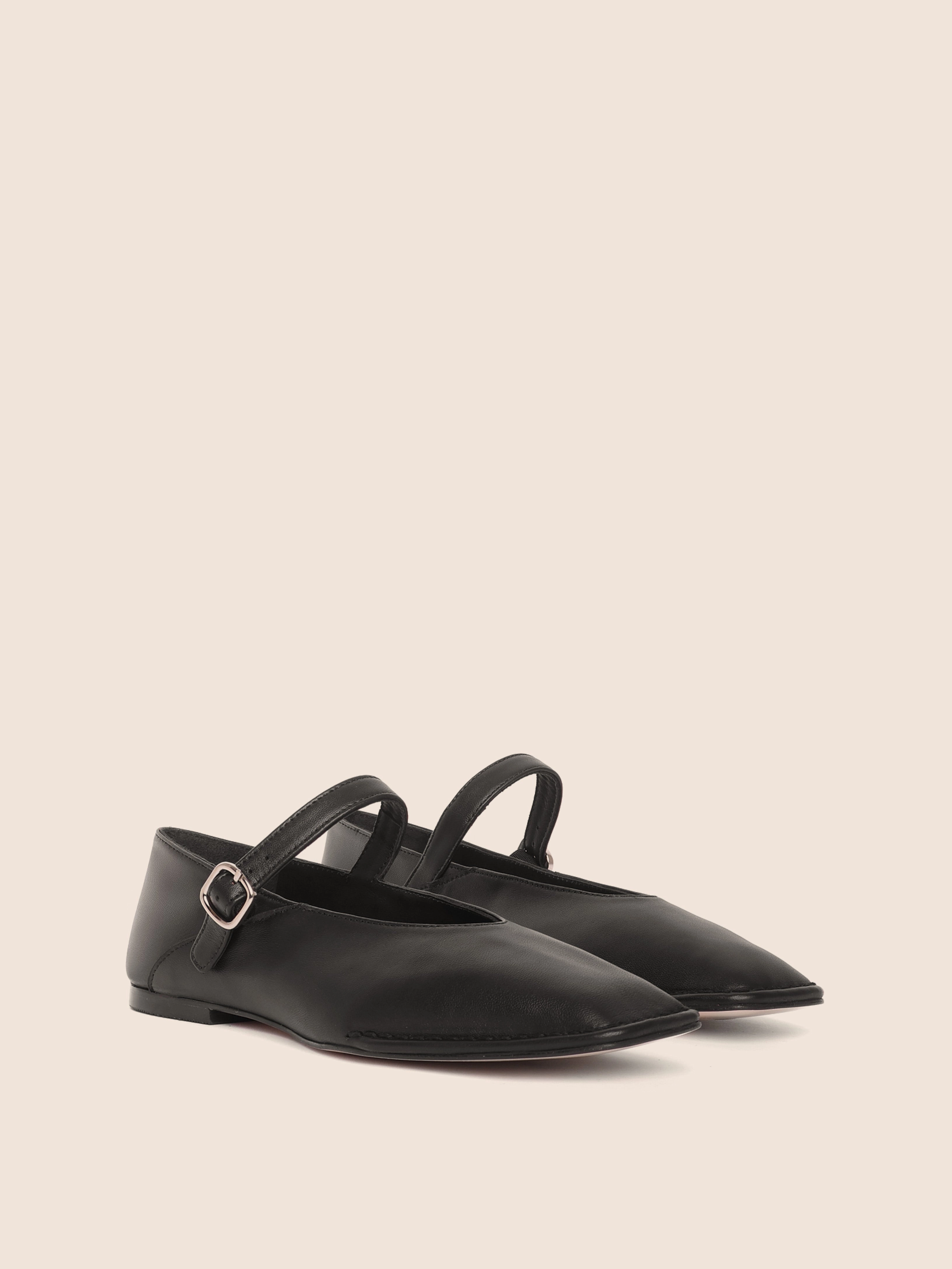 Osuna Black Ballerina Chill Vibe Metal Buckle
