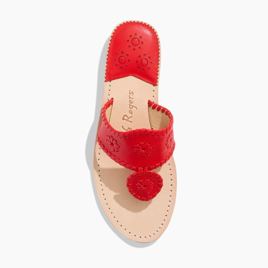 Jacks Leather Flat Sandal Warm Step