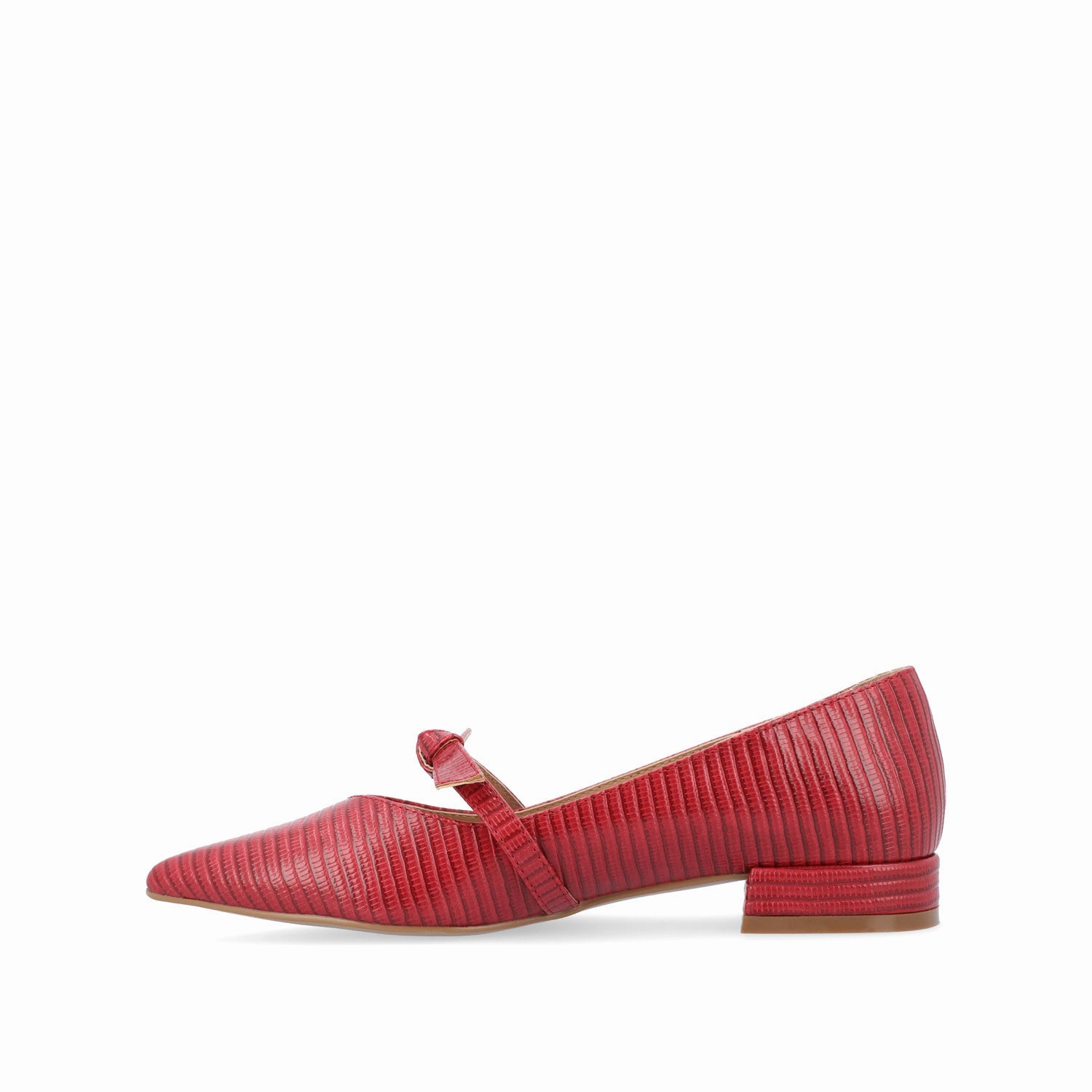 Stain Repellent CAIT BALLET FLATS IN FAUX LIZARD Simple Comfort Pure Flow
