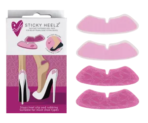 STANDARD PACK OF STICKY HEELZ HEEL GRIPS (6 pieces)
