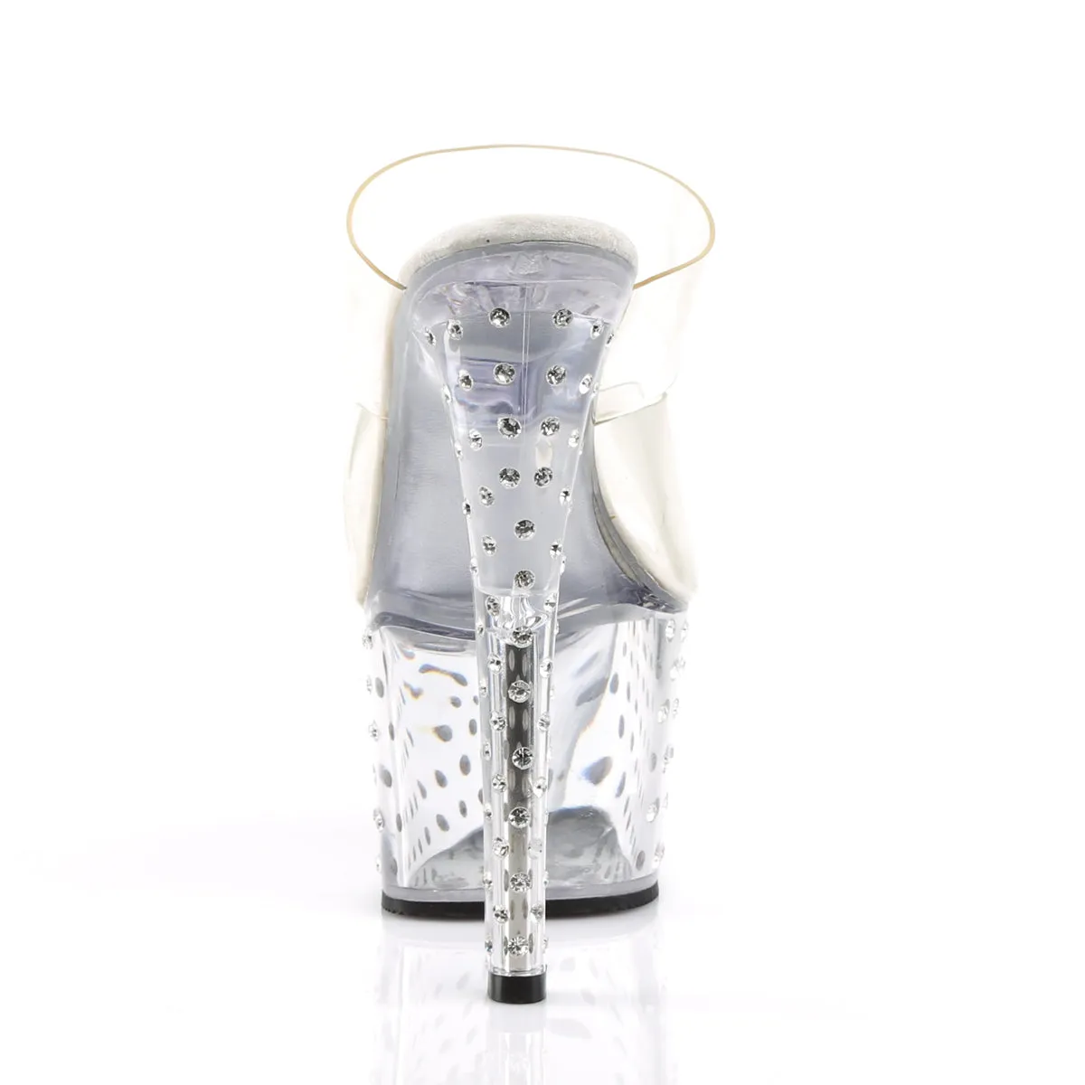 STARDUST-702 Pleaser Clear Sexy Platform Shoes (Pole Dancing Heels)