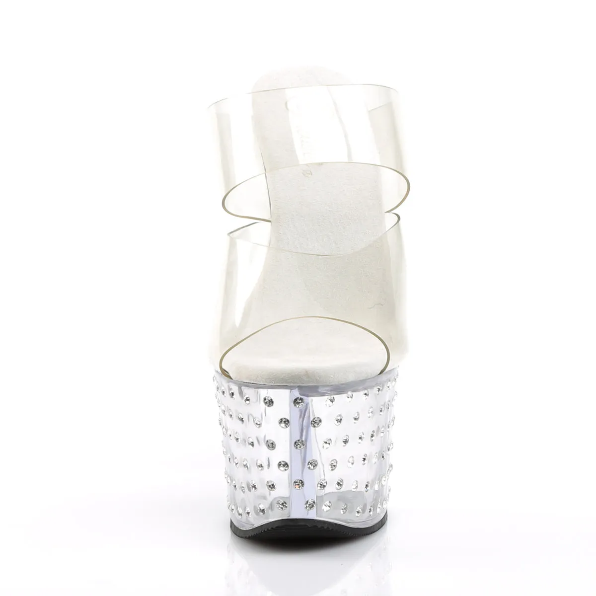 STARDUST-702 Pleaser Clear Sexy Platform Shoes (Pole Dancing Heels)