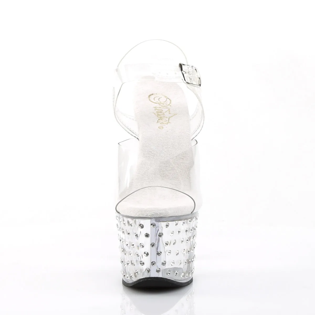 STARDUST-708 Pleaser Clear Sexy Platform Shoes (Pole Dancing Heels)