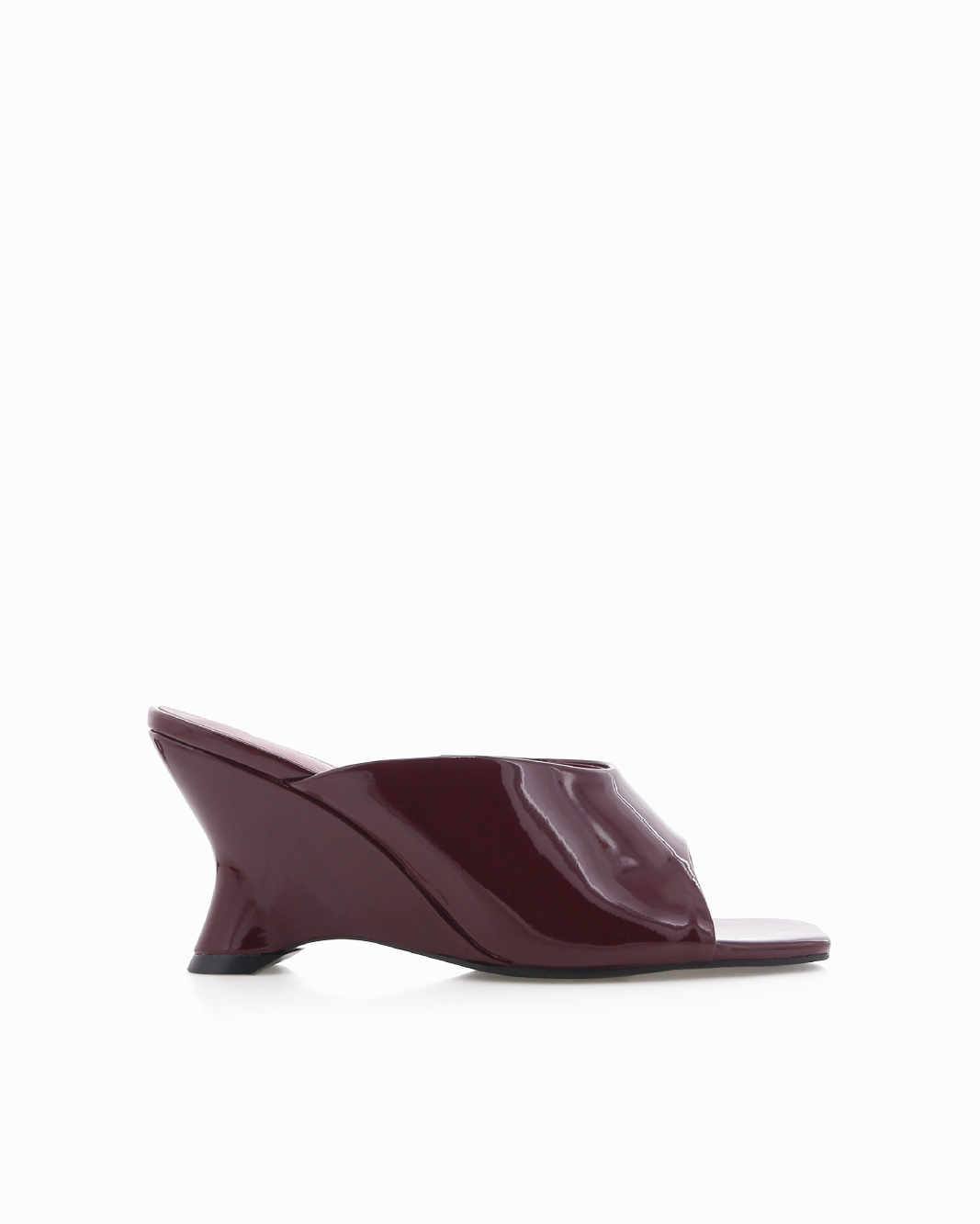 ISELLE - DARK CHERRY PATENT Comfy Booties Flawless Fit