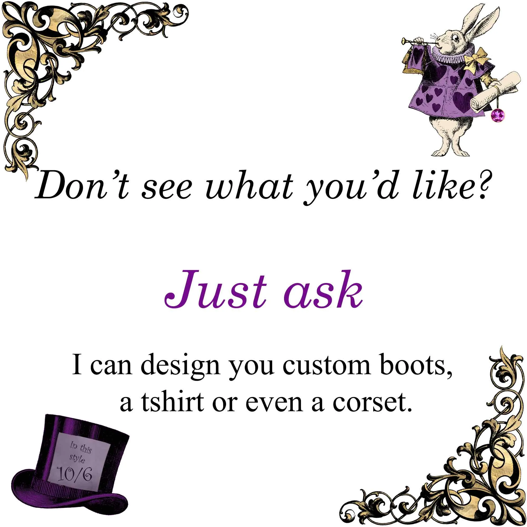 Steampunk Purple Clockwork Boots (JPREG85)