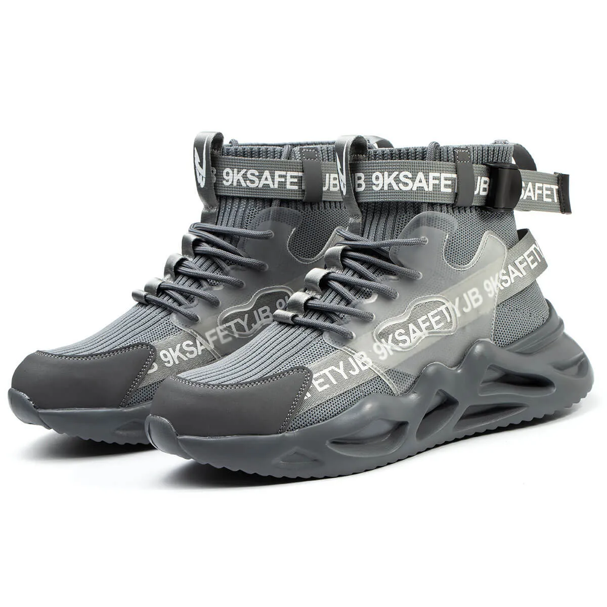 Steel Toe Indestructible Shoes Men Women Lightweight Puncture Safety Work Sneakers for Construction Working Breathable Indestructible