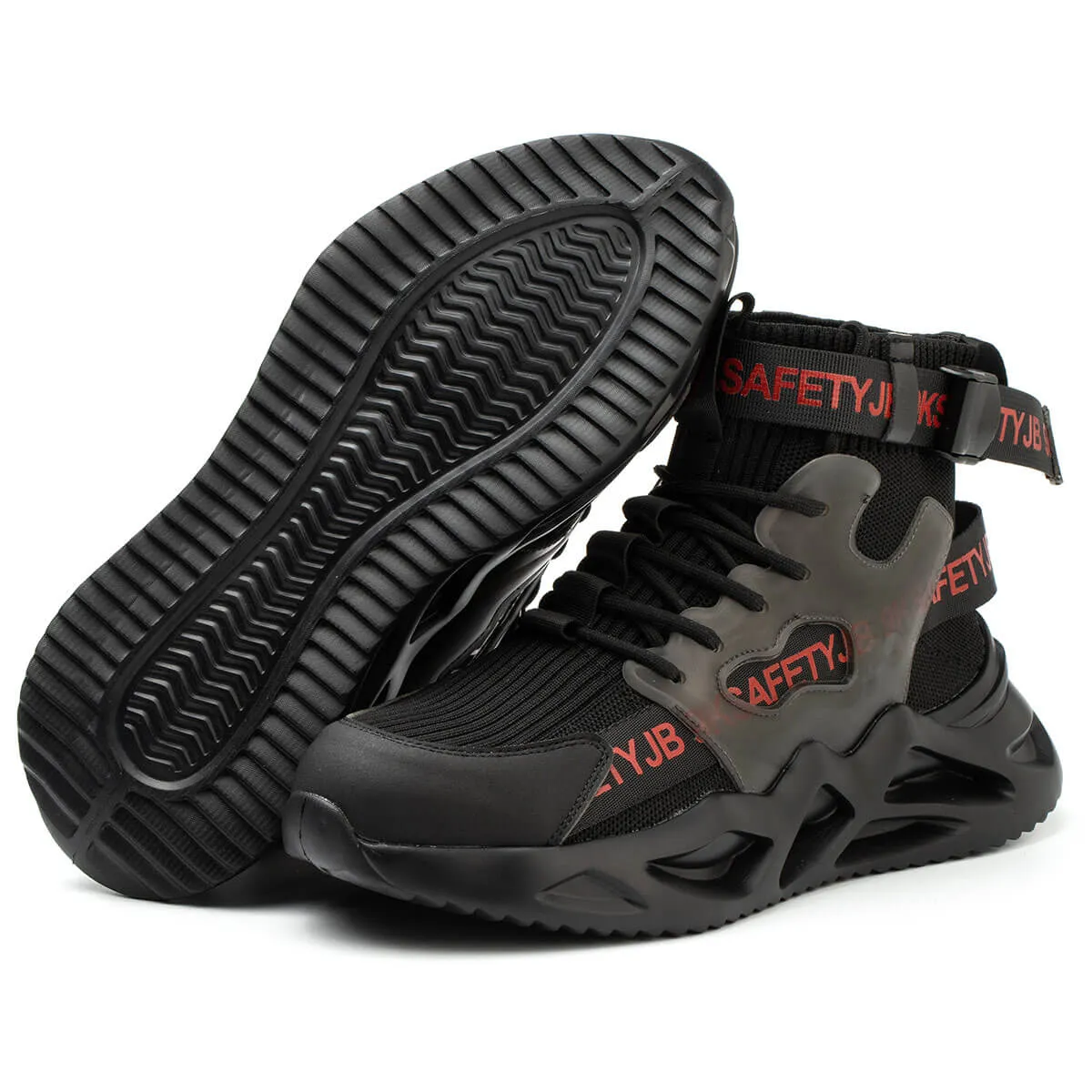 Steel Toe Indestructible Shoes Men Women Lightweight Puncture Safety Work Sneakers for Construction Working Breathable Indestructible