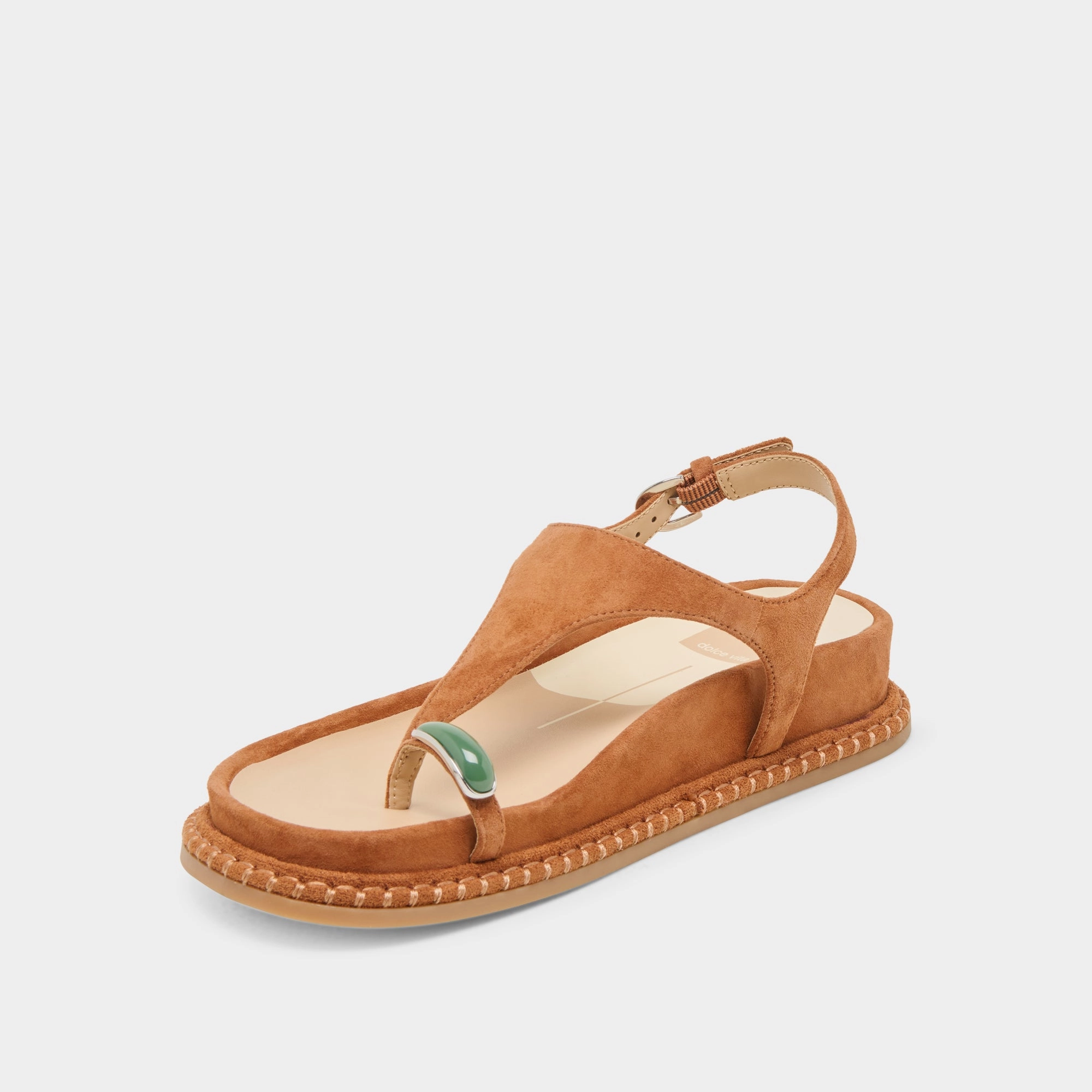STEFAN GEMSTONE SANDALS CARAMEL SUEDE No Bind