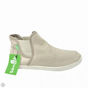 Shoes Sneakers By Sanuk In Beige, Size: 8 Enhanced Lateral Support