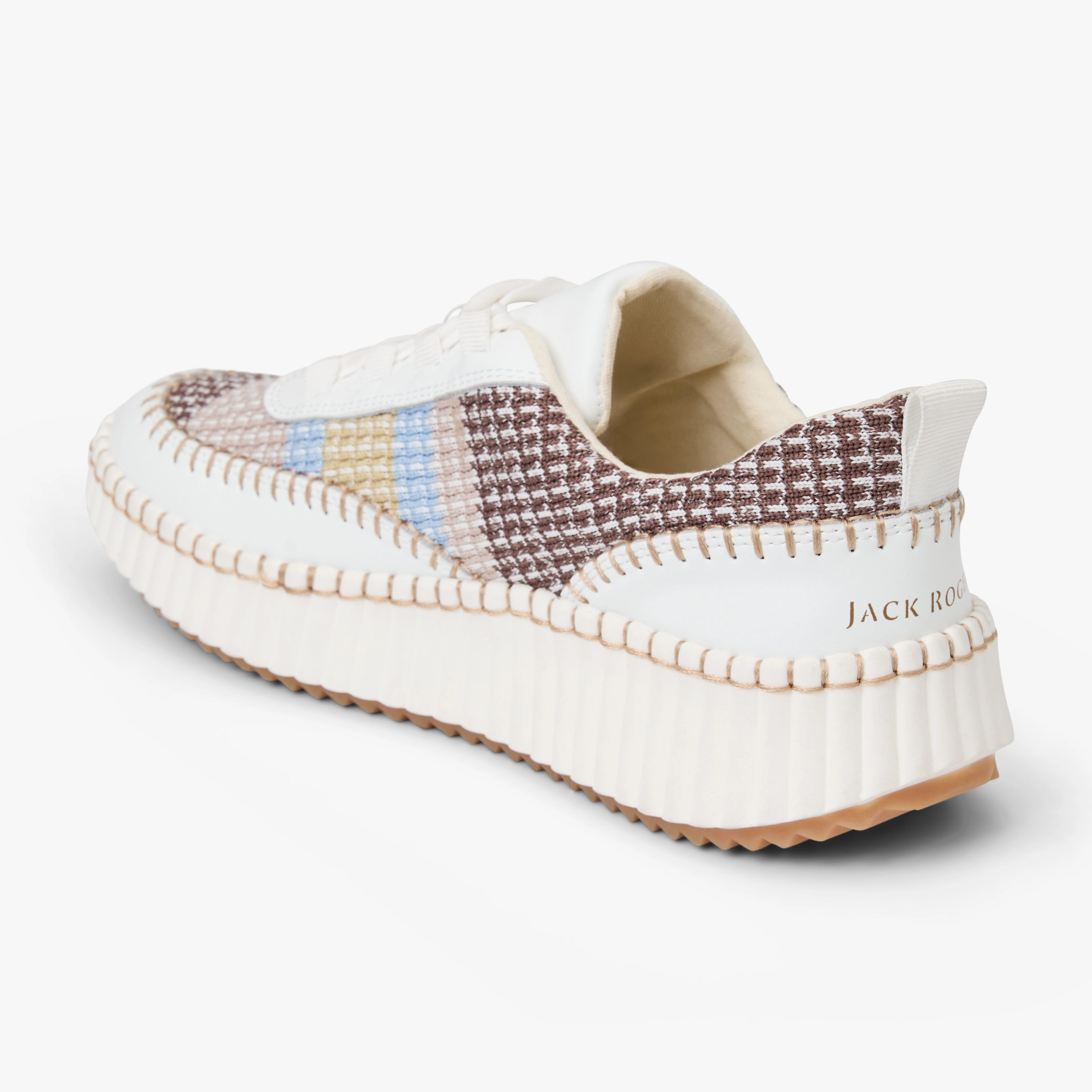 Sealine Leather Low Top Platform Sneaker Versatile Wear Shoes
