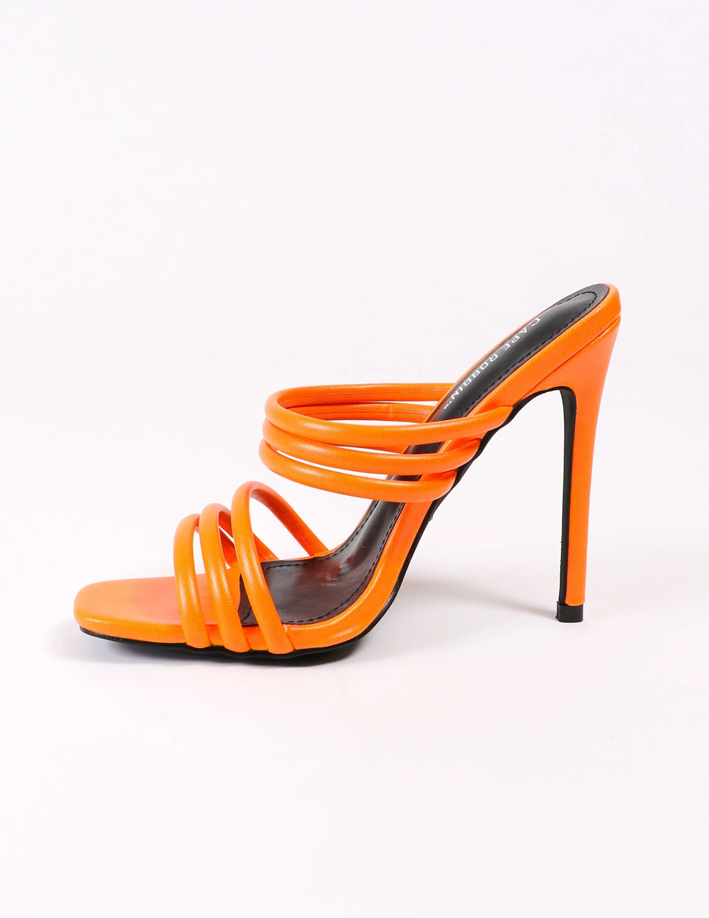 STRAPPY HOUR HEEL - Orange