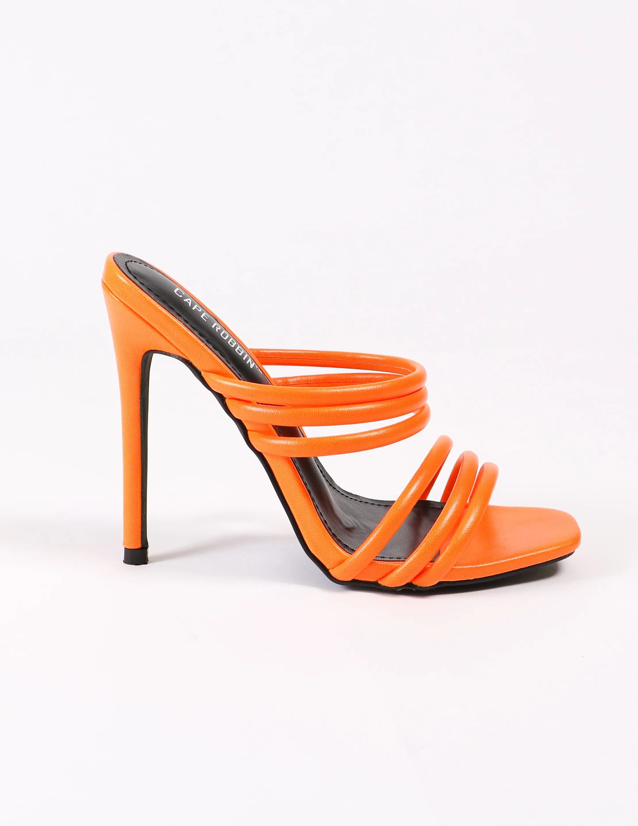 STRAPPY HOUR HEEL - Orange