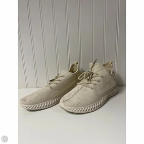 Rebound Midsole Kinetic Stability Shoes Sneakers By Clothes Mentor In Cream, Size: 9.5