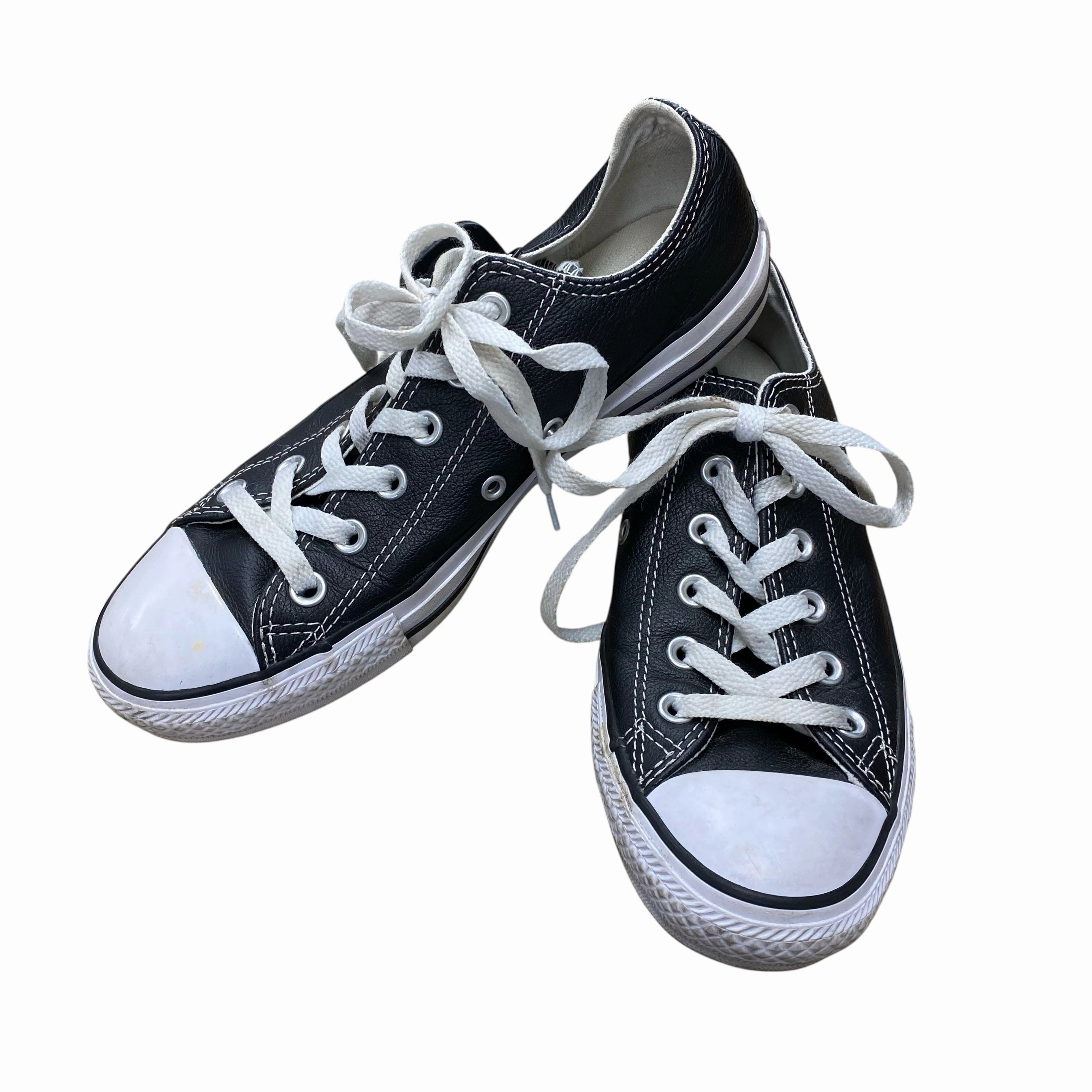 Shoes Sneakers By Converse In Black & White, Size:8 Contoured Footbed Design Breathable Perforations