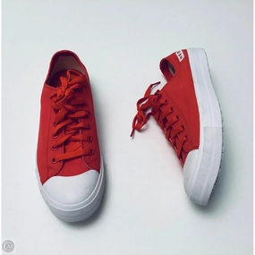 Shoes Sneakers By Clothes Mentor In Red, Size: 9.5 Flow Structure Trend-setting wear