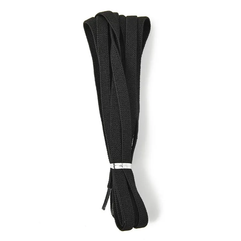 Stretchable Shoestring -Flat String Type - Black - 120Cm - 3.93Ft-