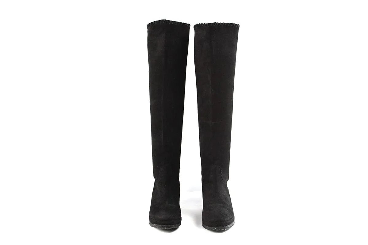 Suede Over-The-Knee Boots