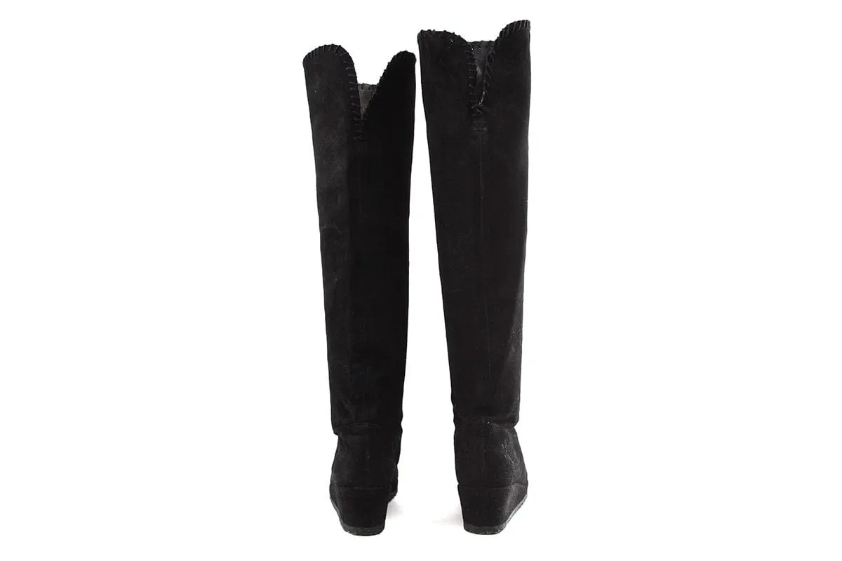 Suede Over-The-Knee Boots
