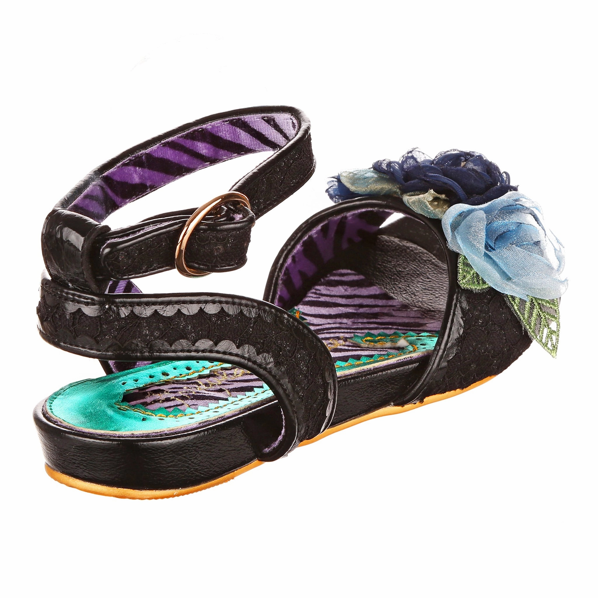 Wrap Around Strap Stylish Travel Flats Strike A Rose