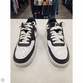 Foot Relief Eco Friendly Upper Shoes Sneakers By Nike In Black & White, Size: 6