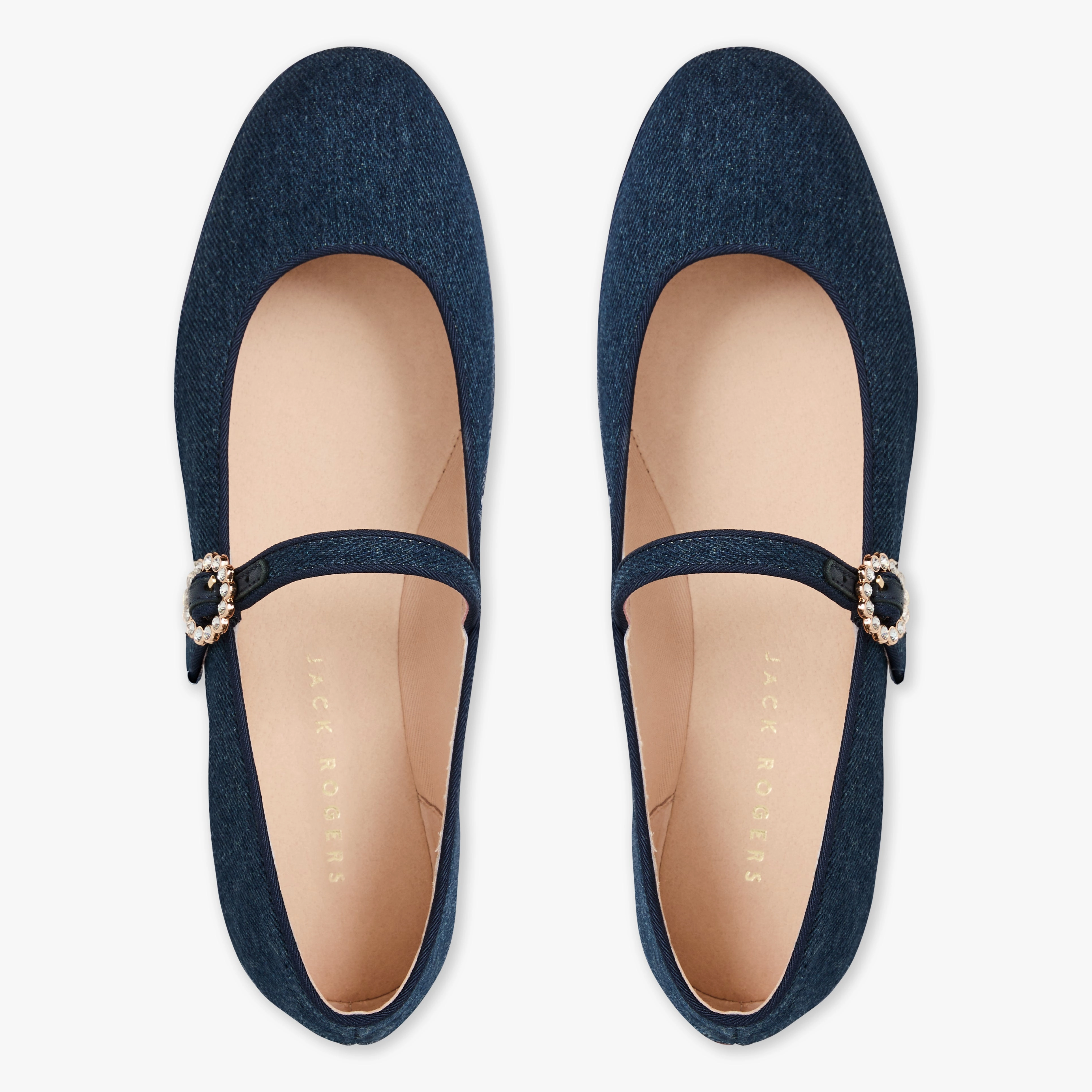 Mizzy Fabric Mary Jane Flat Balcony Look