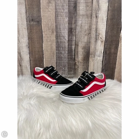 Shoes Sneakers By Vans In Black & Red, Size: 8.5 Compression Resistant EVA