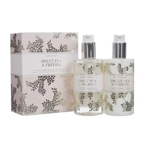 Sweet Pea and Freesia Hand Wash and Lotion Gift Set