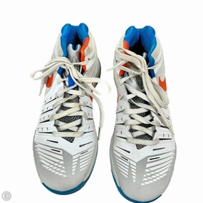 Flat Surface Durable Ripstop Upper Shoes Sneakers By Nike In Blue & White, Size: 8