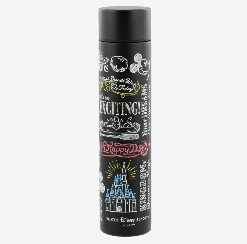 TDR - Mickey Mouse All Over Print Stainless Steel Tumbler 0.17 L (Color: Black)