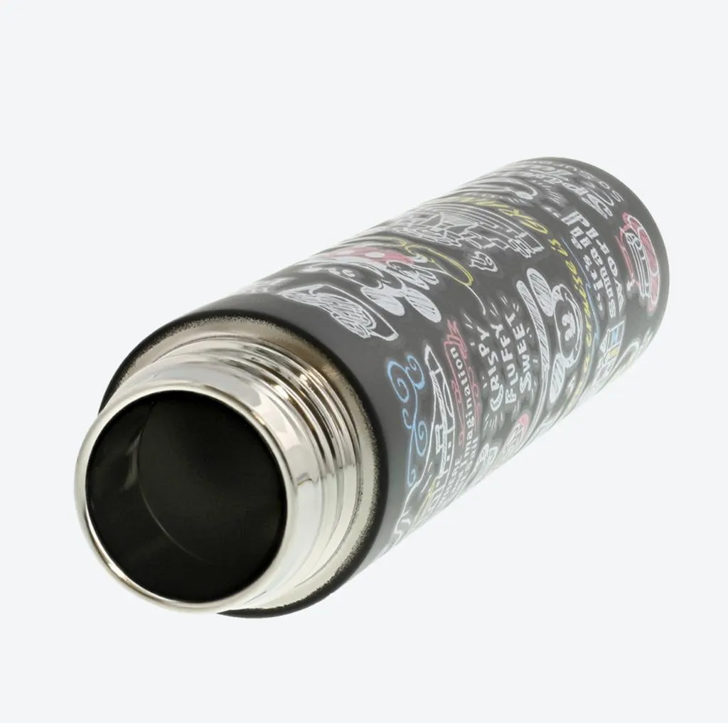 TDR - Mickey Mouse All Over Print Stainless Steel Tumbler 0.17 L (Color: Black)