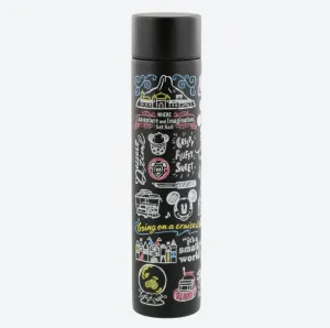 TDR - Mickey Mouse All Over Print Stainless Steel Tumbler 0.17 L (Color: Black)