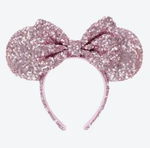 TDR - Minnie Mouse "Rapunzel Color" Sequin Ear Headband (Release Date: Jun 15)